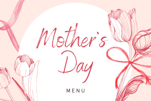 Mother's day menu